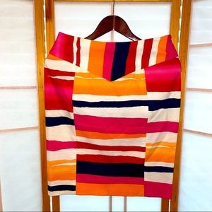 Etcetera Geometric Pencil Skirt